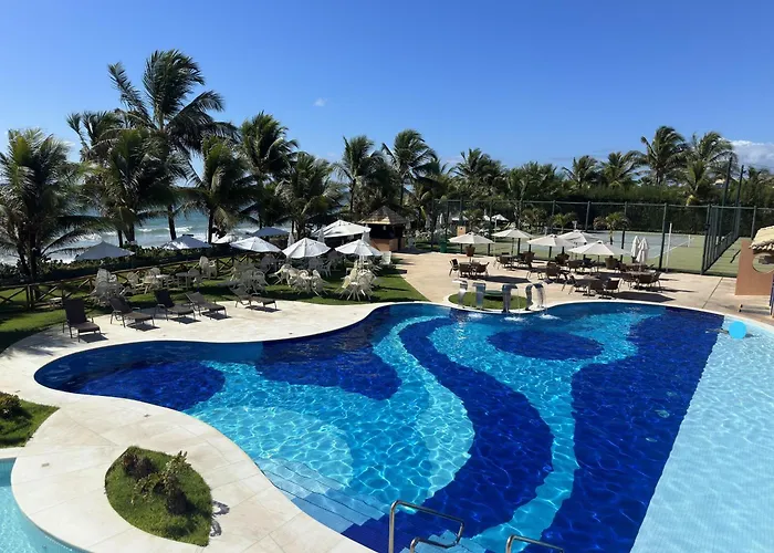 Flat Guarajuba - 3 Quartos 2 Andar A Beira Mar - Pe Areia - Governanca Com Arrumadeira E Wi Fi Inclusos